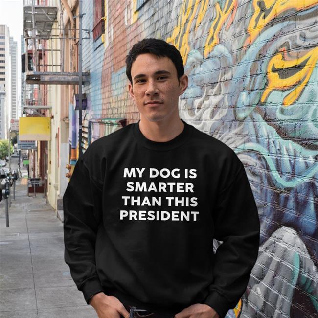 My Dog Is Smarter Than This President Hoodie Allan Betz