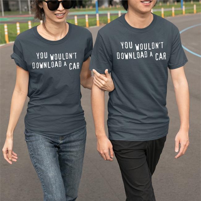 You Wouldn't Download A Car Tee Shirt Black Trey The Explainer