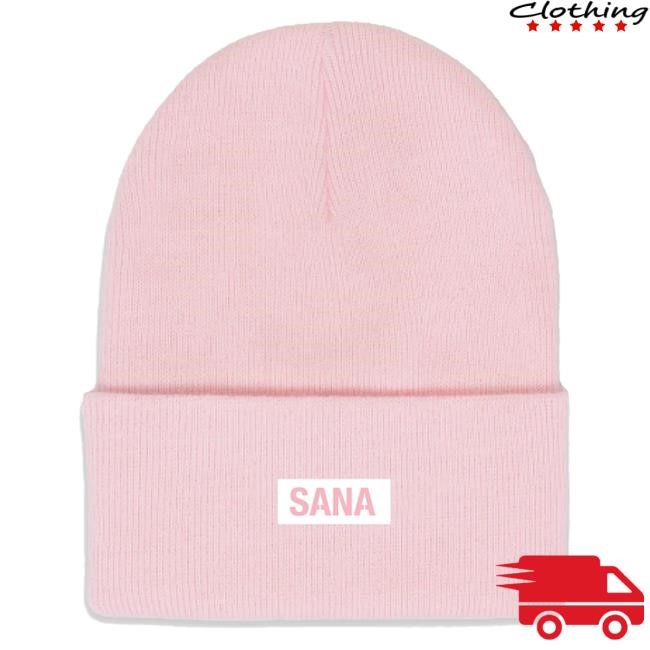 Official Sana Detroit Merch Store Core Beanie- Black SanaDetroit