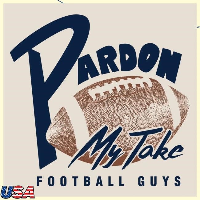 Barstoolsports Pardon My Take Football Pocket Shirt