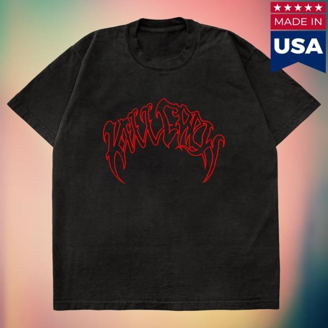 Official Kill Crew Apparel Clothing Oversized "Classic" Shirt New - Black / Red KillCrew Shop