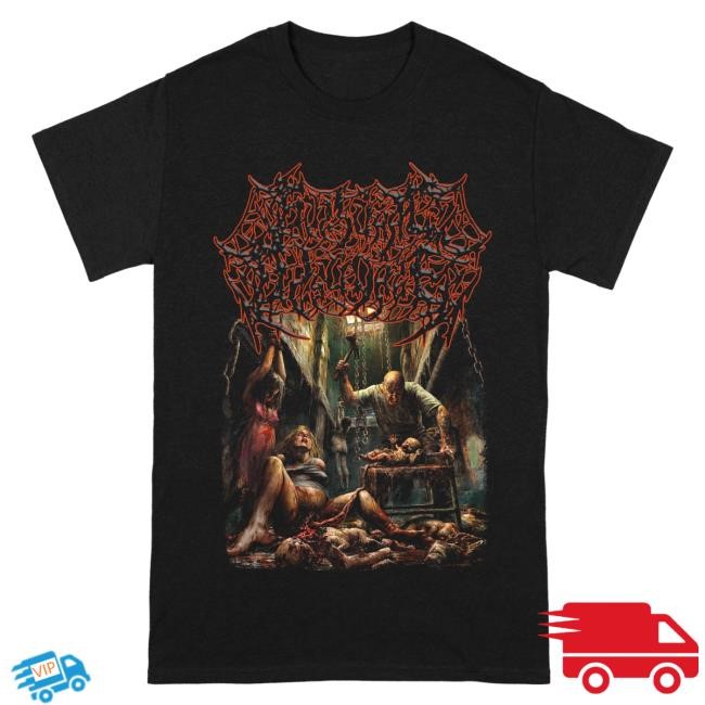 Official Reality Fade Merch Store Guttural Disgorge 'Inhumane Perversion' Long Sleeve Shirts RealityFade