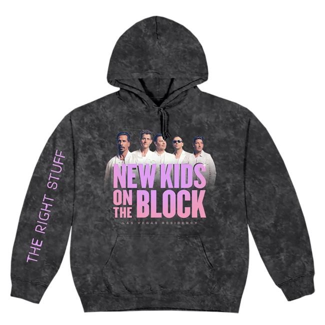 Official New Kids On The Block Merch Store The Right Stuff Las Vegas Residency Hoodie Nkotb