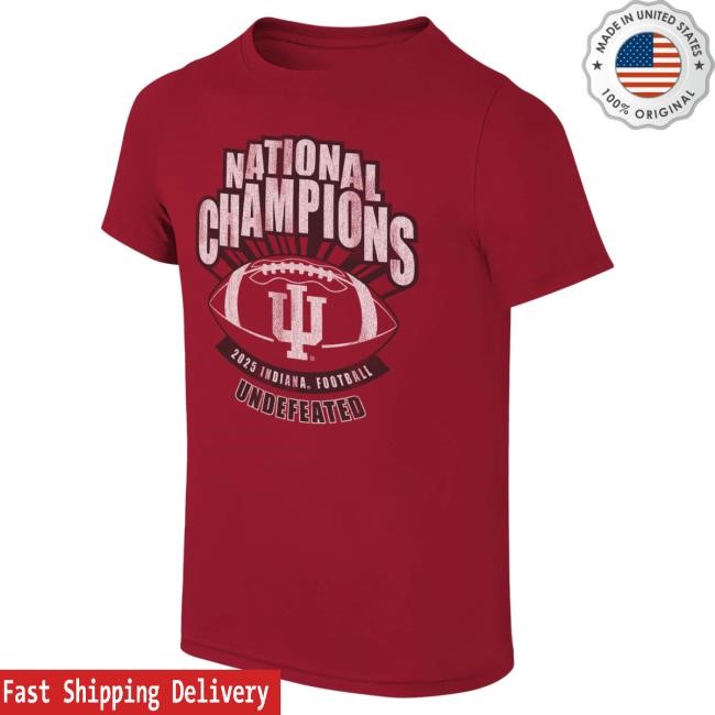 Authentic NCAA Football Indiana Hoosiers Youth National Champions Tee