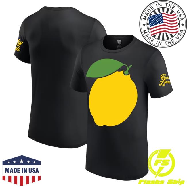 Official Wwe Shop Becky Lynch Lemons T-Shirt