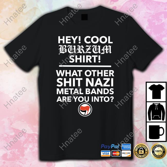 Hey Cool Burzum Edition Limited Tee Shirt Black