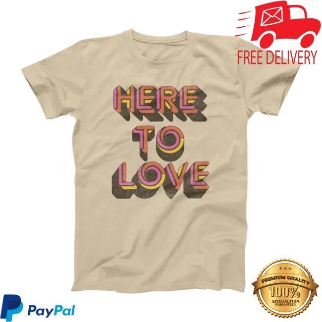 Lenny Kravitz Here to Love Text New Shirt Lenny Kravitz Store Merch