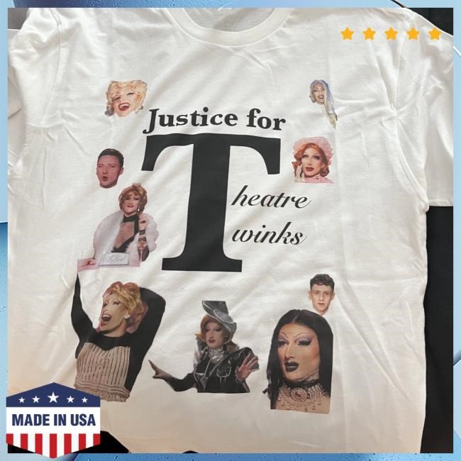 Justice For Theatre Winks Short Sleeve Tee
