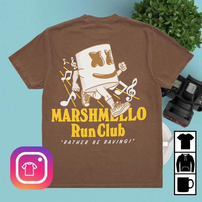 Official Marshmello Merch Store Run Club Shirt New Marshmello Apparel Clothing Shop