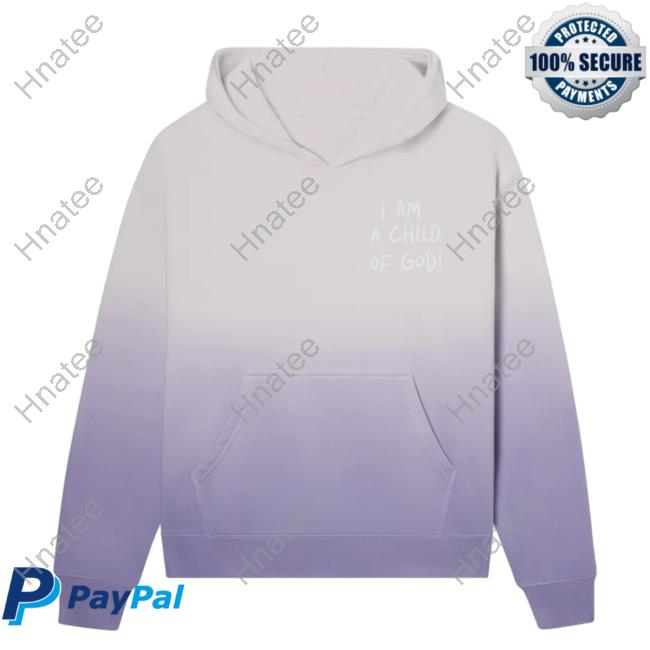 Official Elevated Faith Clothing I Am A Child Of God Purple Unisex Hoody Elevatedfaith