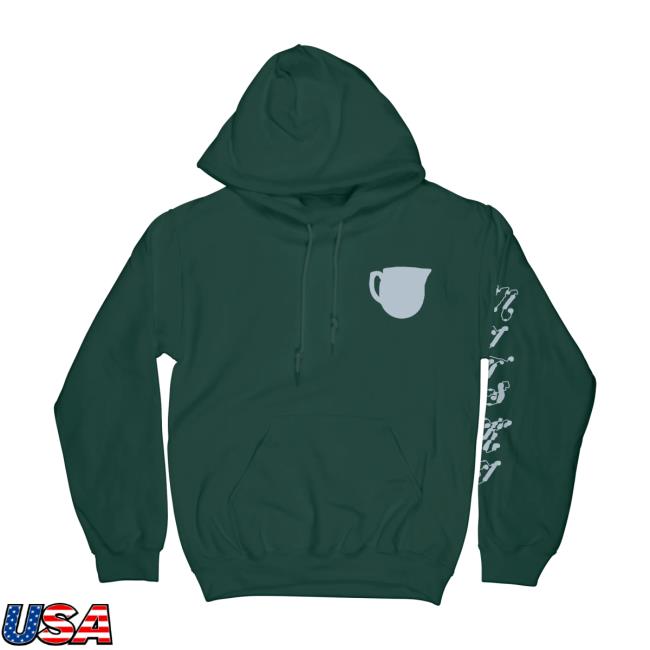 Official Mitski Leaks Merch Store Shards Pullover Hoodie (Frost Green) MitskiLeaks Shop