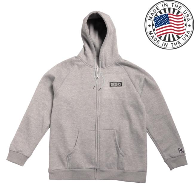 Official Ssg Merch Store Spacestation Gaming Heather Gray Ssg Zip Up Crewneck