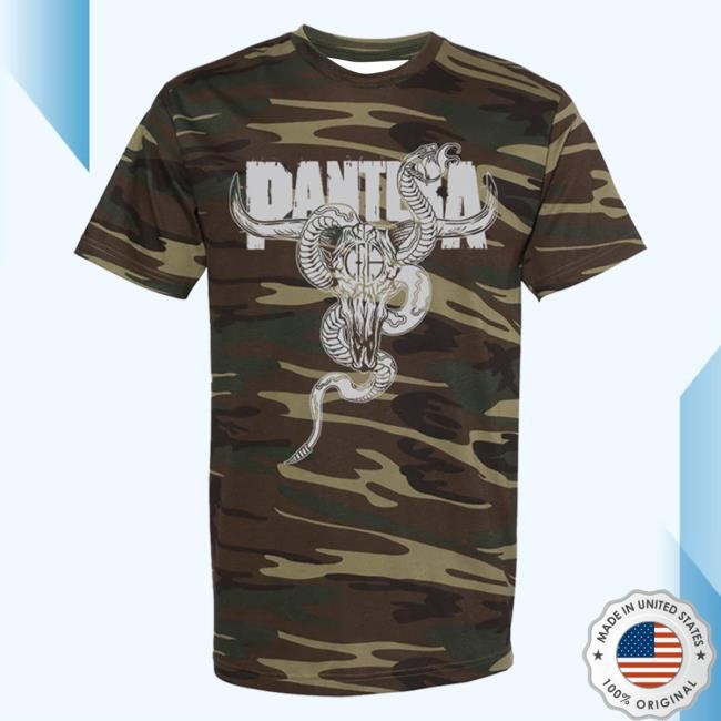 Official Pantera Merch Store Shop 2024 Tour Camo Shirt 2024