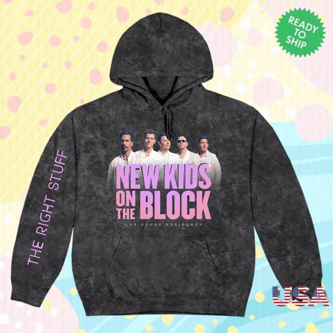 The Right Stuff Las Vegas Residency Hooded Sweatshirt New Kids On The Block Store Official NKOTB