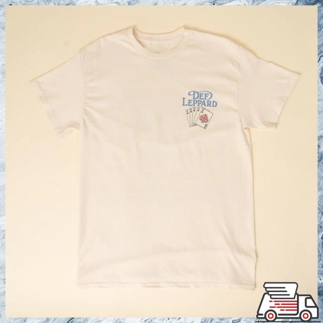 Front Row The Las Vegas Residency Card T-Shirt Def Leppard