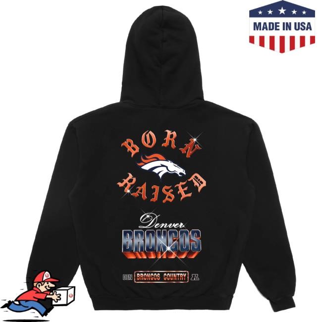 Born X Raised + Broncos Chrome Rocker T Shirt