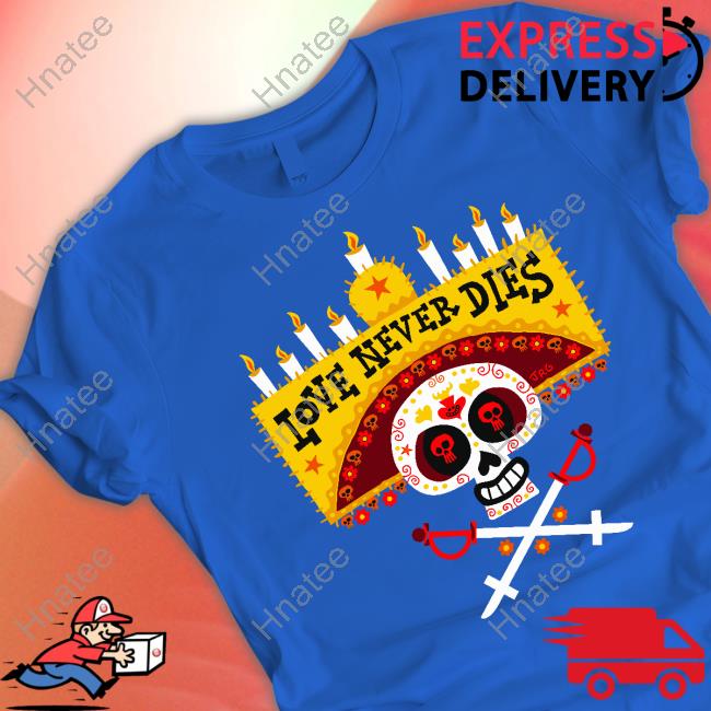 Official Love Never Dies Tee Shirt Jorge R. Gutierrez Slash
