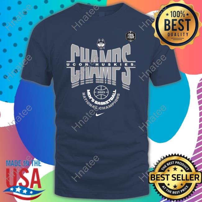 Uconn Huskies Champs 2023 Men’S Basketball National Champions Tee