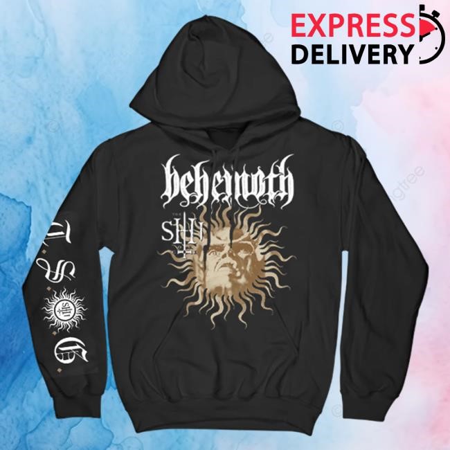 Official Behemoth Merch Store Behemoth The Shit Ov God Hooded Sweatshirt