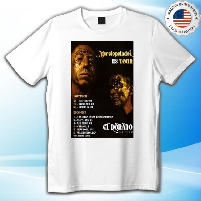 Design Aterciopelados Us Tour El Dorado En Vivo 2023 Poster Hoodies