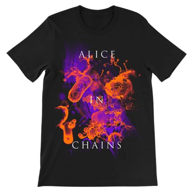 Official Alice In Chains Merch Shop Bacteria Logo S/S Tee Alice In Chains
