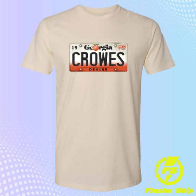 Official The Black Crowes License Plate Popover Shirt