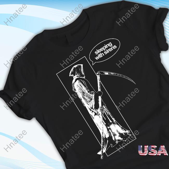 Official Sirens Sleeping With Sirens Grim Reaper Black Hoodie