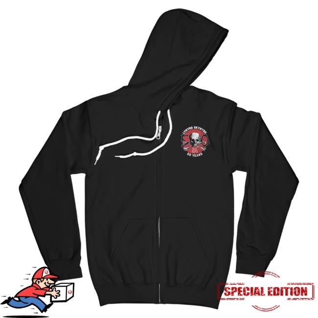 Official Lynyrd Skynyrd Store 50 Years Zip Up Hoodies LynyrdSkynyrd