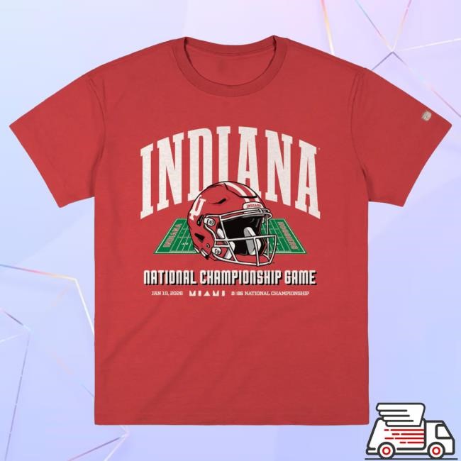 Official Indiana Hoosiers NCAA Football NCAA Title Game Tee 2026