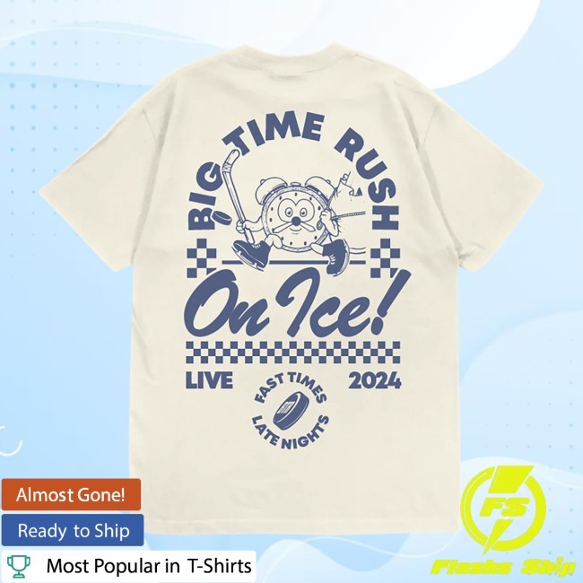 Big Time Rush BTR On Ice! T Shirt BTR Merch