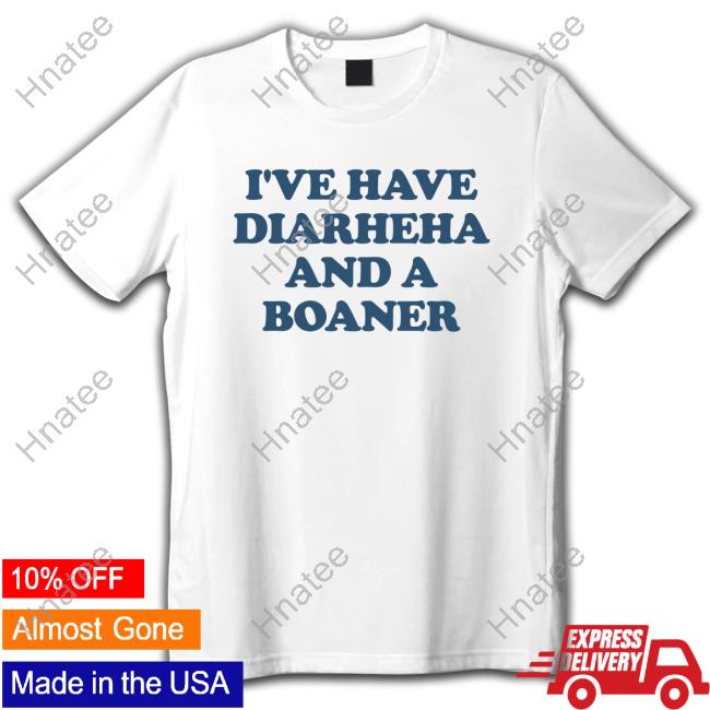 Official Wargen Funeralpig Teenage Stepdad Shop Merch I've Have Diarheна And A Boaner Shirt