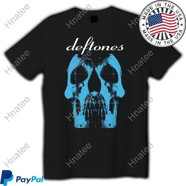 Deftones Merchandise Deftones Blue Skull T Shirt Shopdeftones