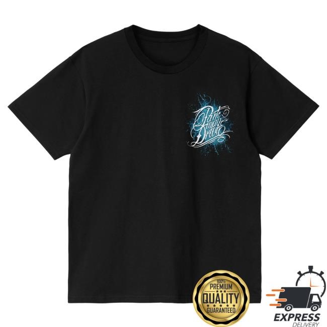 Parkway Drive Deep Blue Crushed Tshirt Parkway Drive Official Merch Store