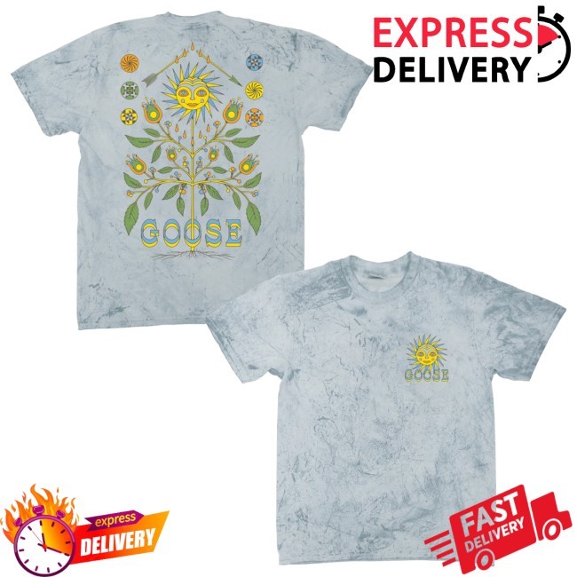 Goose Store Smiling Sun Colorblast T Shirt Goose The Band Merch