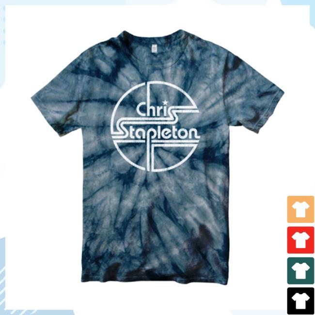 Official Chris Stapleton Merch Circle Tie Dye T Shirts