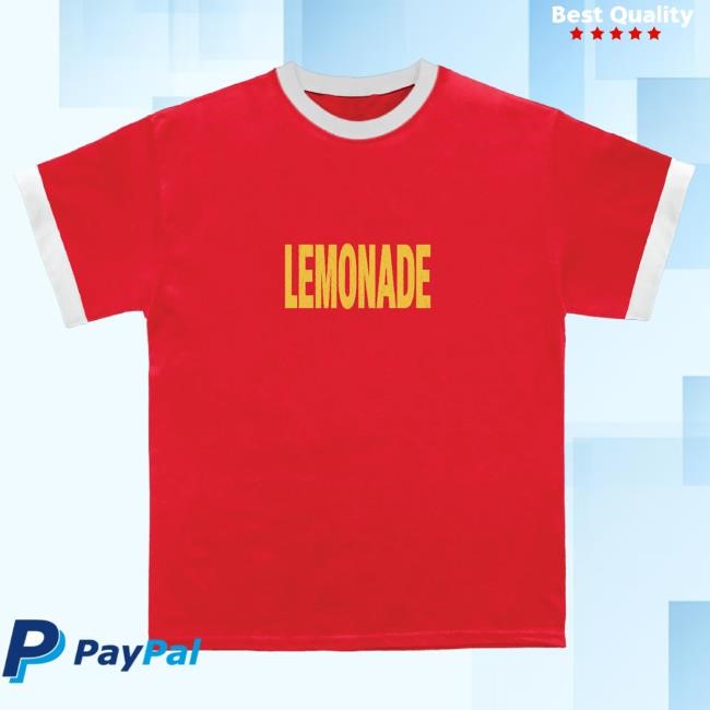 Official Louis Tomlinson Merch Store Shop Lemonade Red Ringer Top Shirt LouisTomlinson