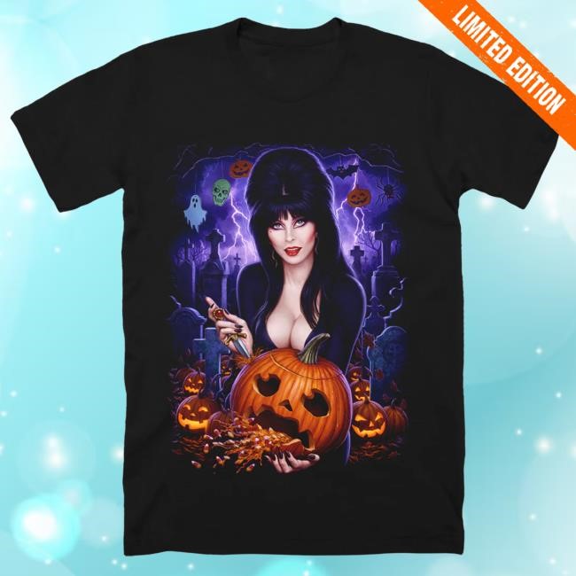 Official Cavity Colors Merch Store Shop Elvira: Queen Of Halloween - Top Shirt CavityColors