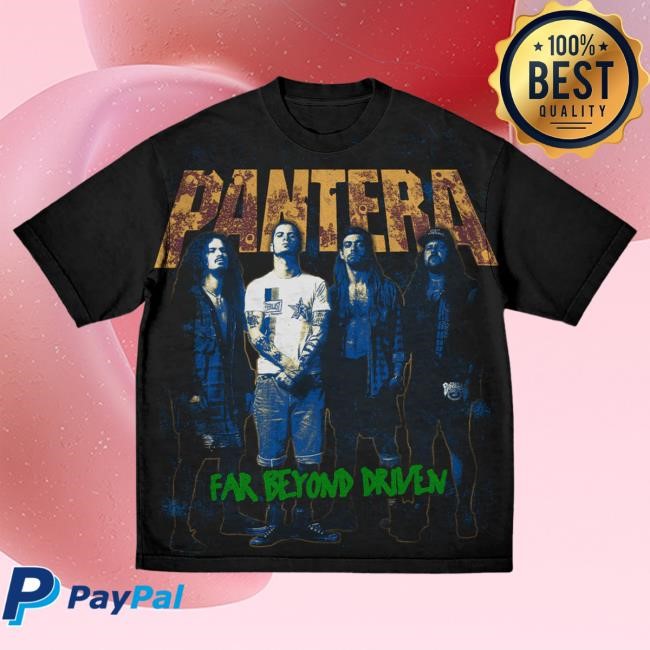 Official Pantera Merch Store Far Beyond Driven Jumbo Print Tees