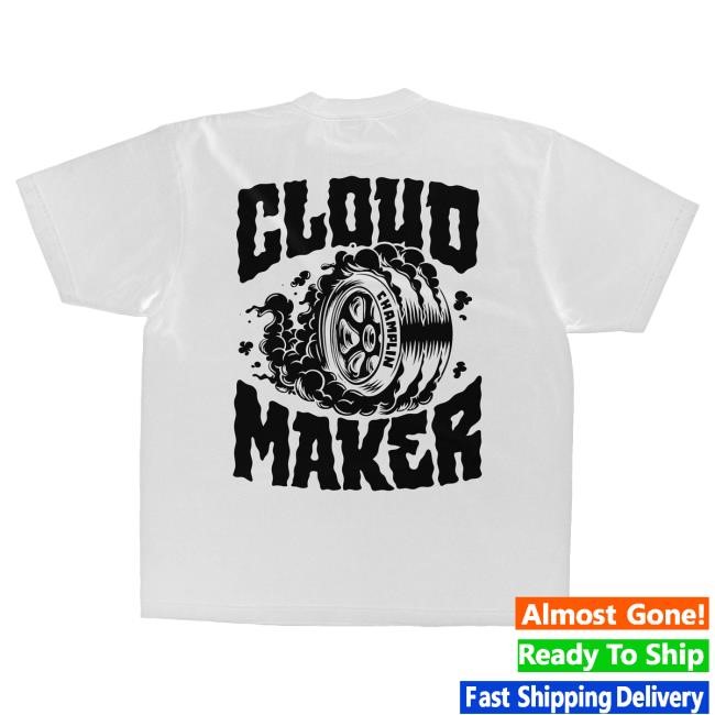Westen Champlin Burnout Cloud Maker Pullover Hoodie White Westen Champlin Merch Store Shop Official
