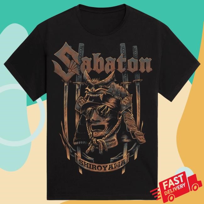 Official Sabaton Merch Store Sabaton Shiroyama Attractive Shirt Sabaton Shop
