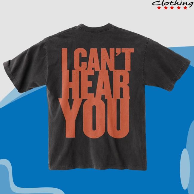 Official Pierce The Vei Clothing Store Shop Ptvmerch I Can't Hear You Tour Hot Shirt II Ptv Merch