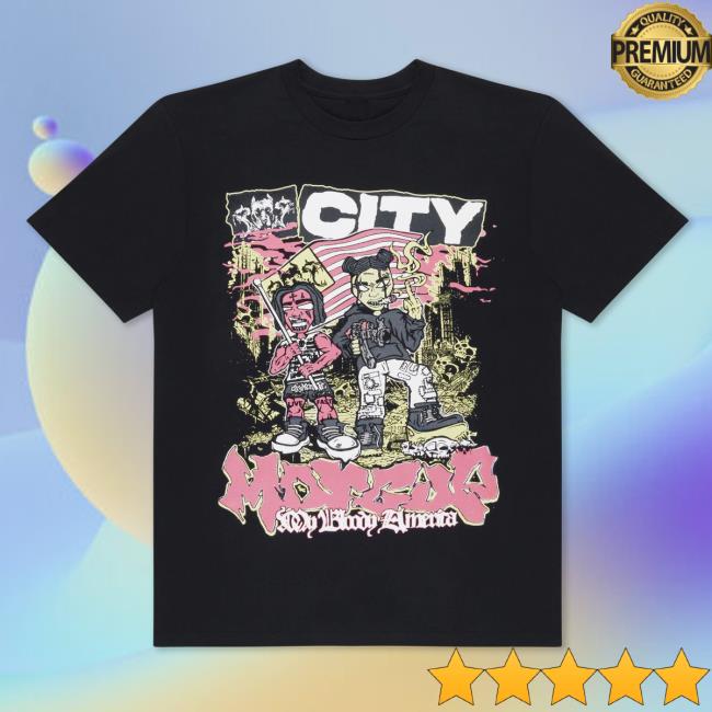 Official City Morgue Merch Store Shop My Bloody America City T Shirt Citymorgue