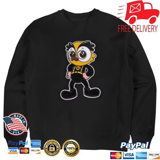 Official Vanoss 3Blackdot Merch Store Vanoss Vanoss® | Chenille Mascot Crewneck (Black) Limited Edition Vanoss3blackdot Apparel Clothing Shop