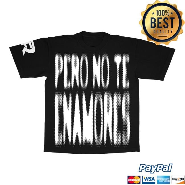 PNTE Album PNTE Blurry - Black Tee Shirt Fuerza Regida