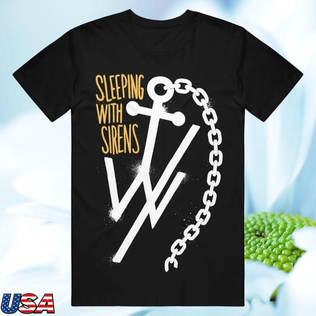 Official Sirens Merch Anchor Chain - Black Tee