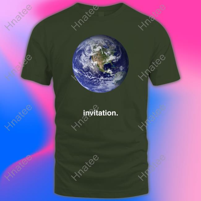 The Earth Invitation Edition Limited Tees Black