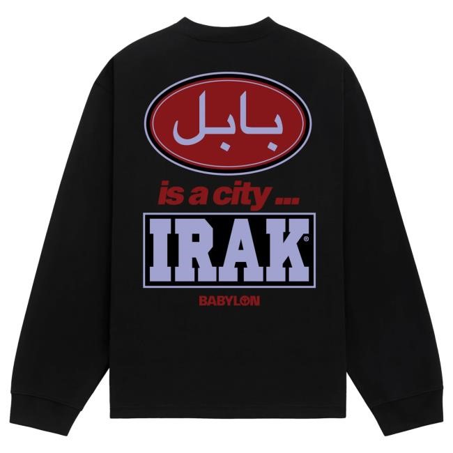 Street Irak X Babylon - 'Babylon Is A City' Long Sleeve Tee La