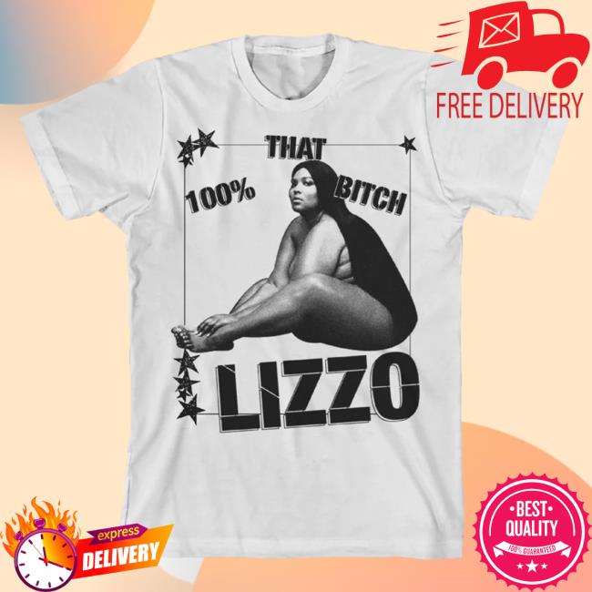 Official Lizzo Merch Store Shop Lizzo 100% Shirt 2024 (White)