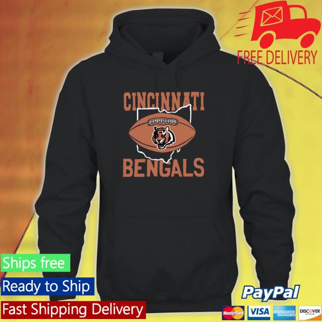 Official Cincinnati Ohio Bengals Logo Homage Tee Shirts