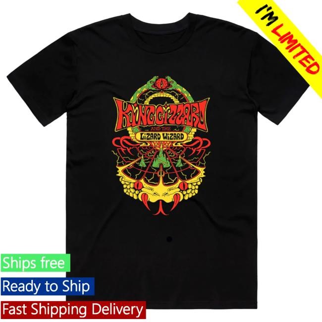Official Doom Records Merch Store Shop King Gizzard and The Lizard Wizard Snake Mountain V2 T-Shirts